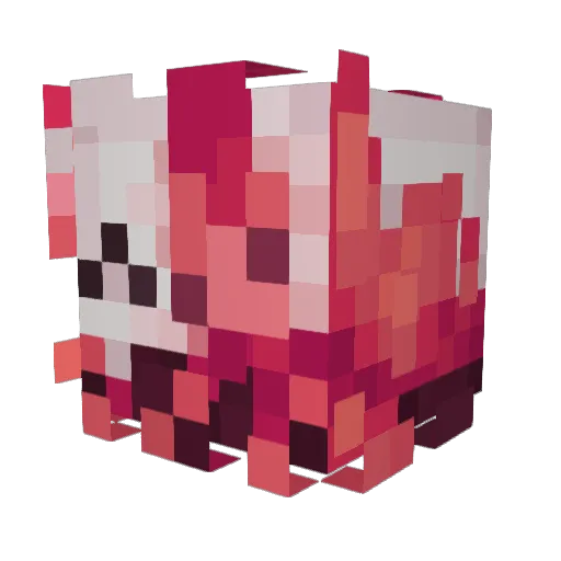 douene Minecraft avatar head, 3D render