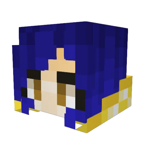 dougdimmadud Minecraft avatar head, 3D render