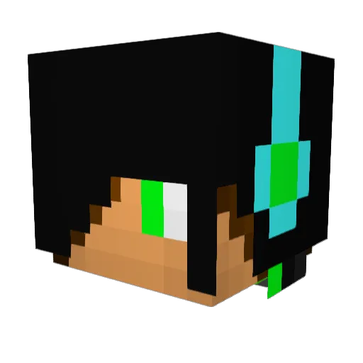 doughnut222 Minecraft avatar head, 3D render