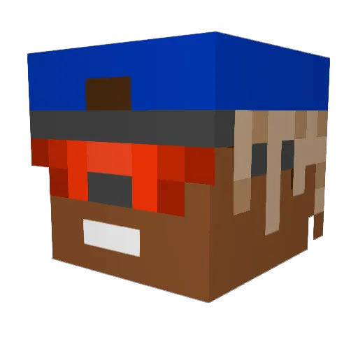 doughnut_lord56 Minecraft avatar head, 3D render