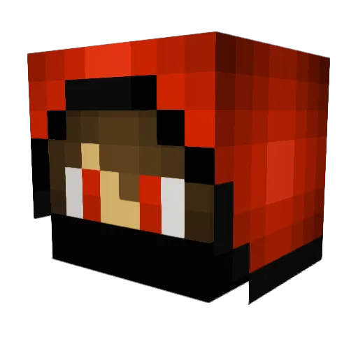 douglas1981 Minecraft avatar head, 3D render