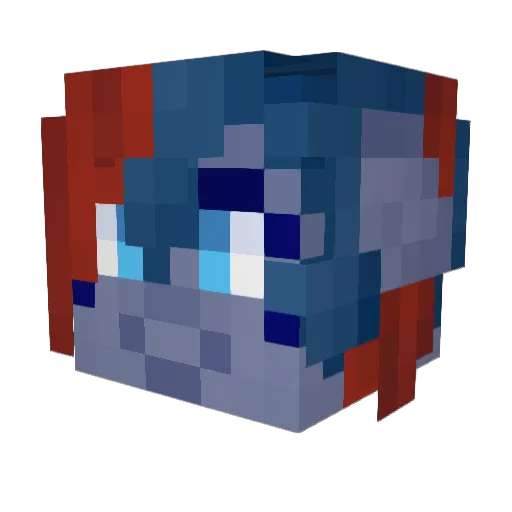 douglasinn Minecraft avatar head, 3D render