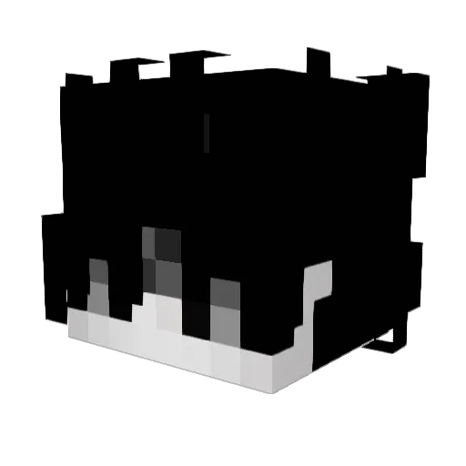 douiprp Minecraft avatar head, 3D render