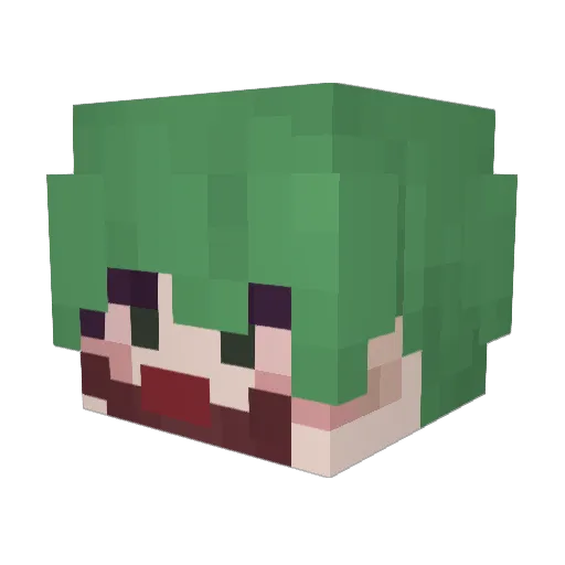 doulmatinescc Minecraft avatar head, 3D render