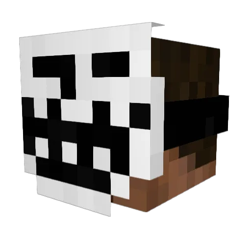 doulosiesous Minecraft avatar head, 3D render