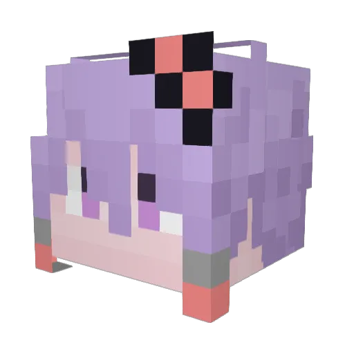 dousinn Minecraft avatar head, 3D render