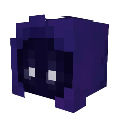 doverit Minecraft avatar head, 3D render