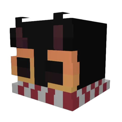 doveybirdy_ Minecraft avatar head, 3D render