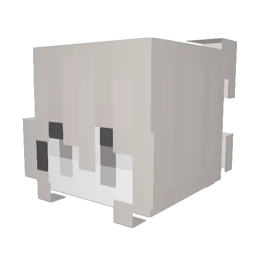 dovodvl Minecraft avatar head, 3D render