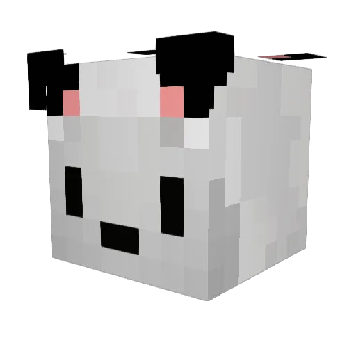 dovox Minecraft avatar head, 3D render
