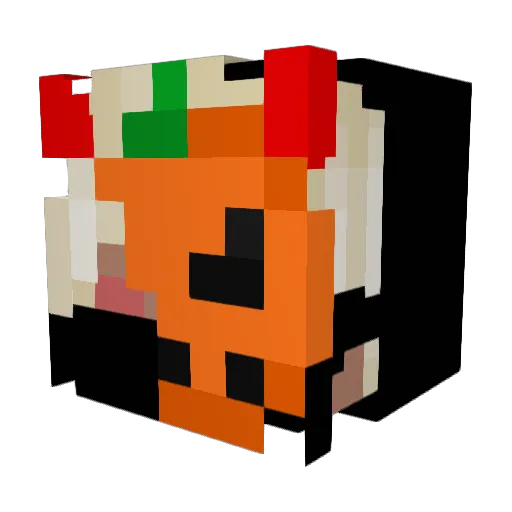 dowia56_ Minecraft avatar head, 3D render