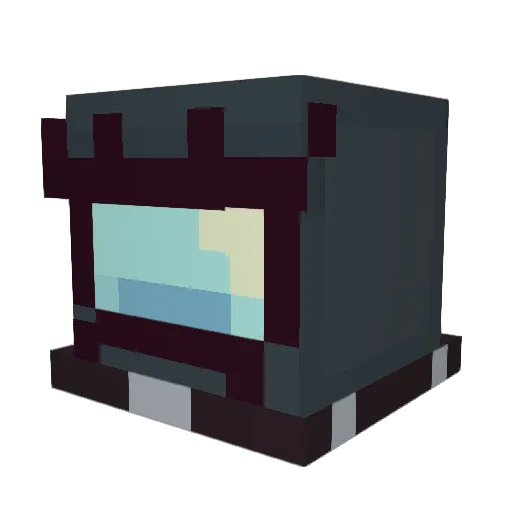 downcattt Minecraft avatar head, 3D render