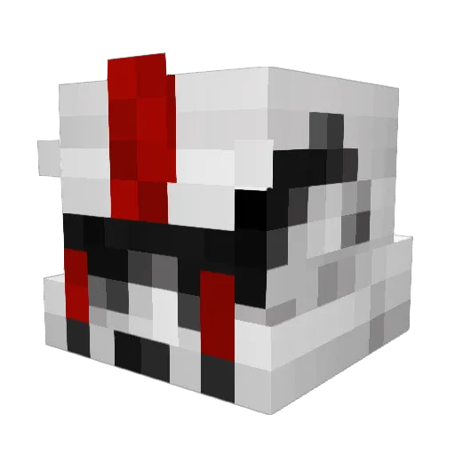downcell818 Minecraft avatar head, 3D render