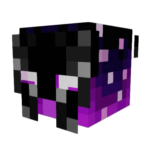 downdot Minecraft avatar head, 3D render