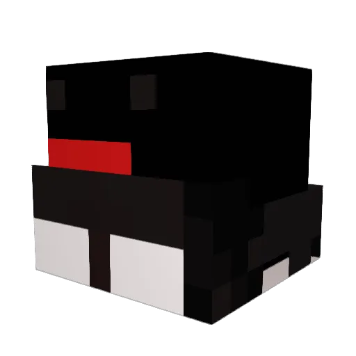downtown001 Minecraft avatar head, 3D render