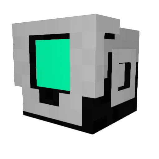 doxabird Minecraft avatar head, 3D render