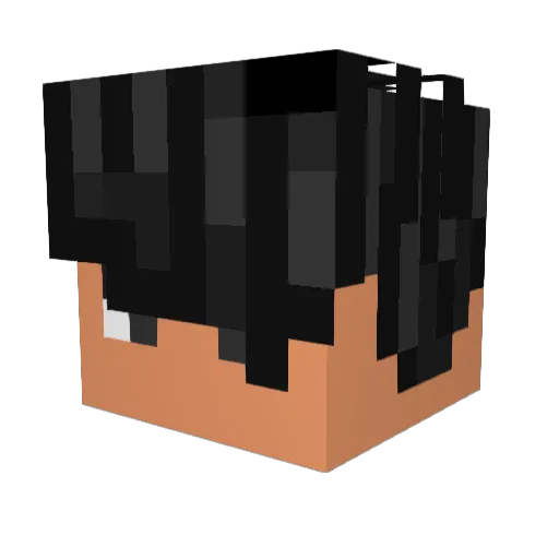 doxsisHD Minecraft avatar head, 3D render
