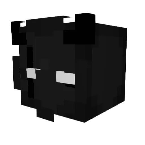 doxwin Minecraft avatar head, 3D render