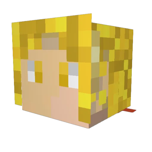 doyeon6670 Minecraft avatar head, 3D render