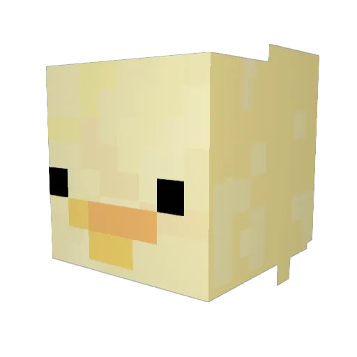doyleryah Minecraft avatar head, 3D render