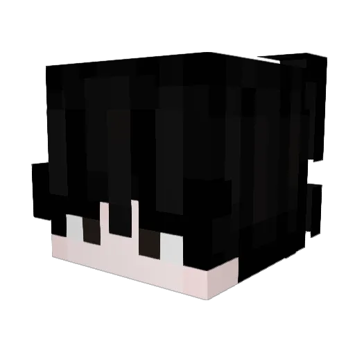 dozeinducing Minecraft avatar head, 3D render
