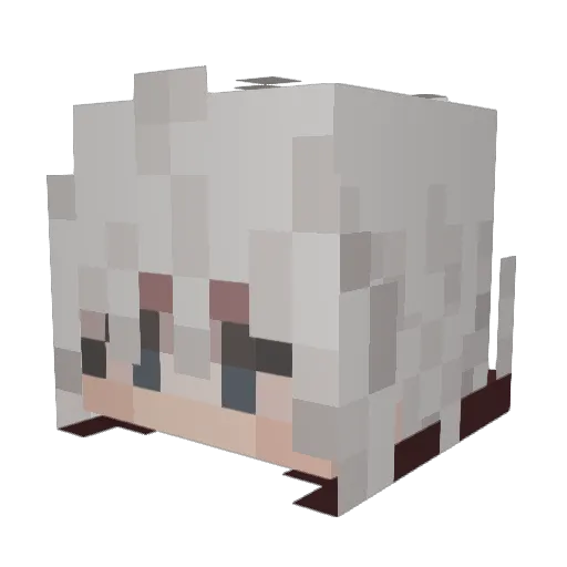 dozeyeditz1 Minecraft avatar head, 3D render