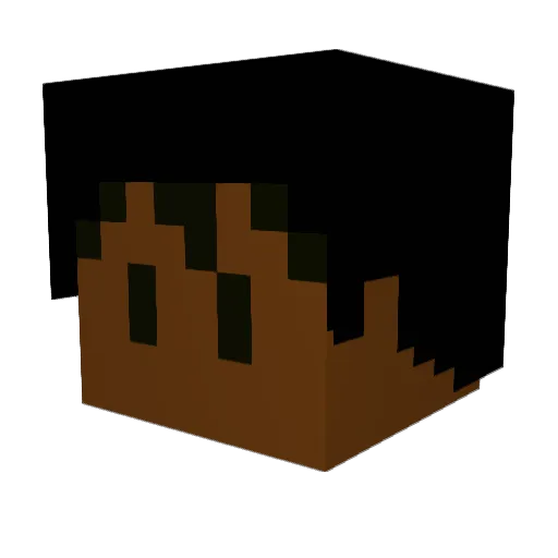 dp822 Minecraft avatar head, 3D render