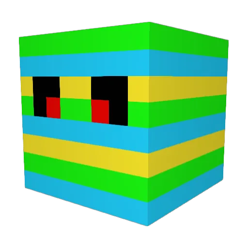dpbriggs Minecraft avatar head, 3D render