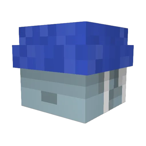 dpdxd Minecraft avatar head, 3D render