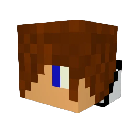 dplunket42 Minecraft avatar head, 3D render