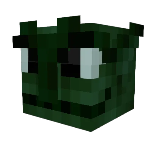 dpresho Minecraft avatar head, 3D render