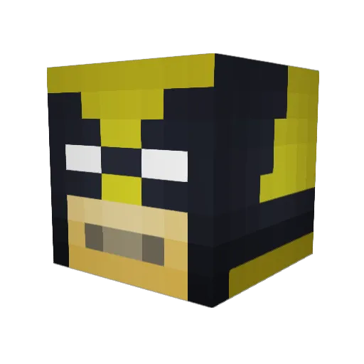dpro91 Minecraft avatar head, 3D render