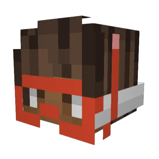 dprops Minecraft avatar head, 3D render