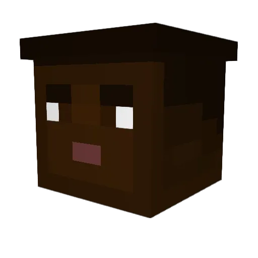 dpros489 Minecraft avatar head, 3D render