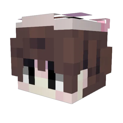 dprxssd Minecraft avatar head, 3D render