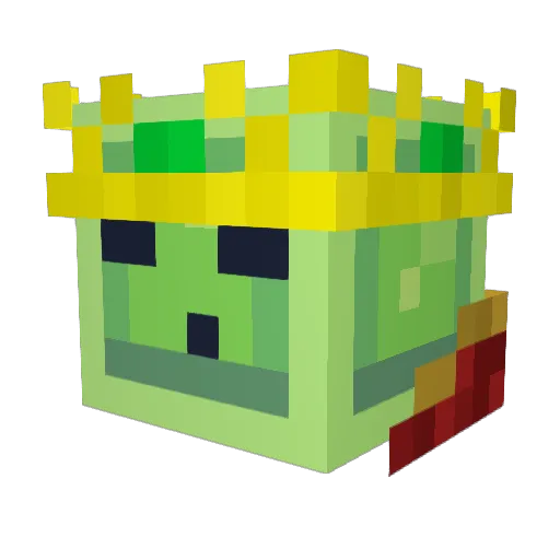 dpupz Minecraft avatar head, 3D render