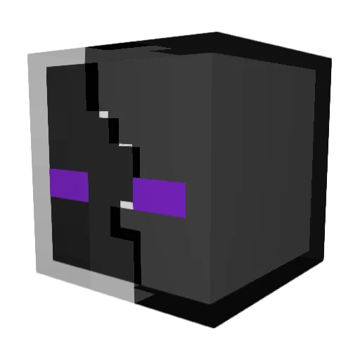dq0_ Minecraft avatar head, 3D render