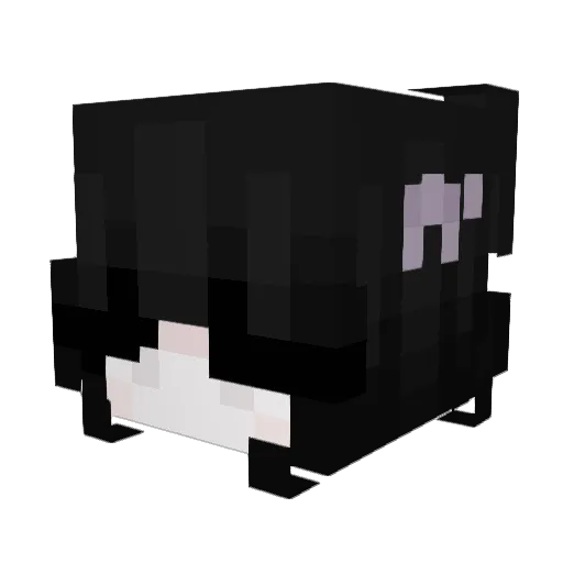 dqmla Minecraft avatar head, 3D render