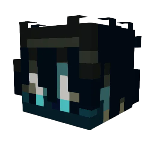 dqxrynix8 Minecraft avatar head, 3D render