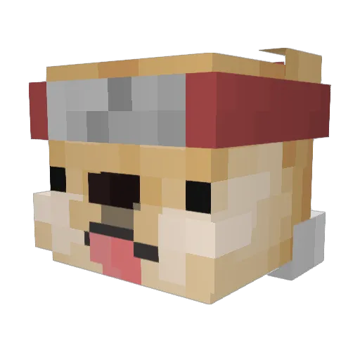 dqxt88 Minecraft avatar head, 3D render