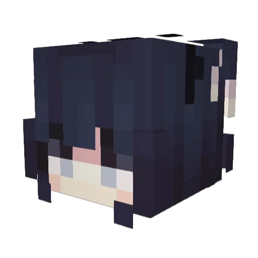 dqyang Minecraft avatar head, 3D render