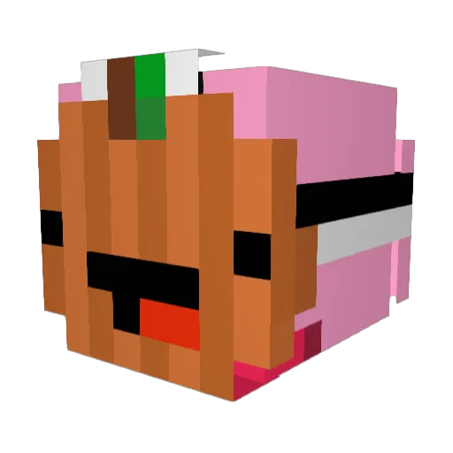 dr1ppler__ Minecraft avatar head, 3D render