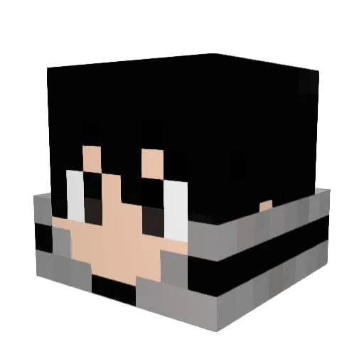 dr3ambuilder Minecraft avatar head, 3D render