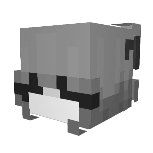 dr3aming_ Minecraft avatar head, 3D render