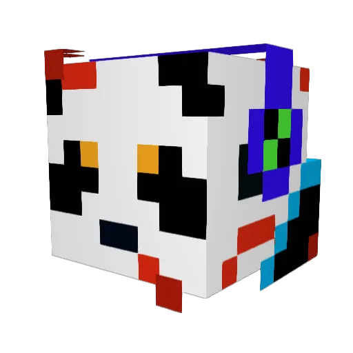 dr4g0n666 Minecraft avatar head, 3D render