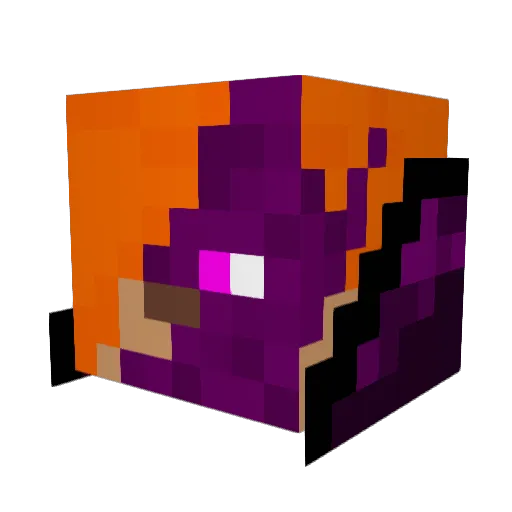 drDarkstar90 Minecraft avatar head, 3D render