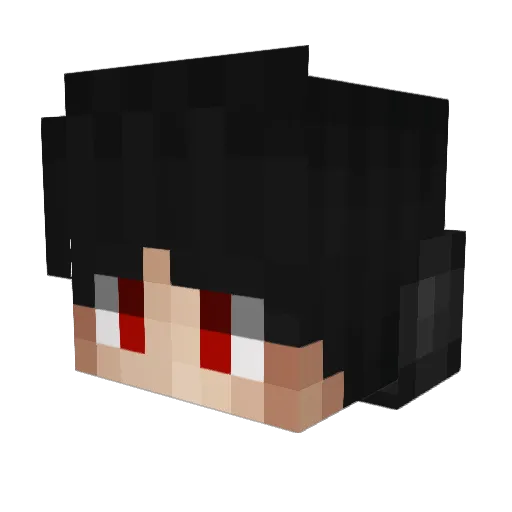 drPanji Minecraft avatar head, 3D render