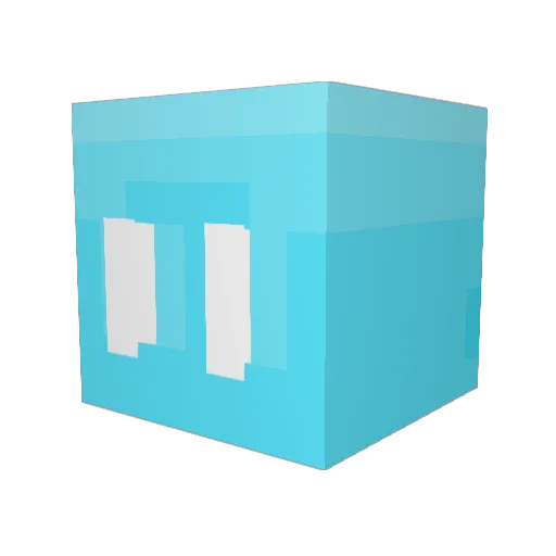 drSutam Minecraft avatar head, 3D render