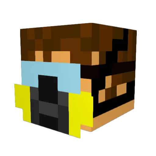 dr_badmind Minecraft avatar head, 3D render
