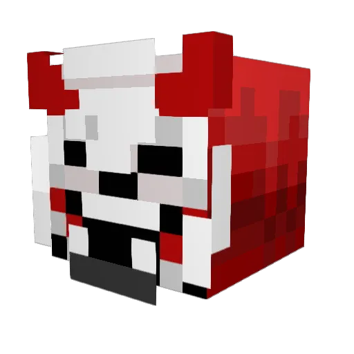 dr_coxx Minecraft avatar head, 3D render